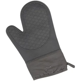 5 five simply smart 5five Ofenhandschuh, Silikon und Baumwolle, Grau