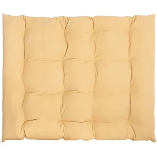 RNT By Really Nice Things Bodenkissen, Gelb, Textil, Rechteckig, 100x8x120 cm, Wohntextilien, Kissen, Bodenkissen