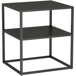 [en.casa] Raahe Schwarz Metall 45 x 50 x 40 cm