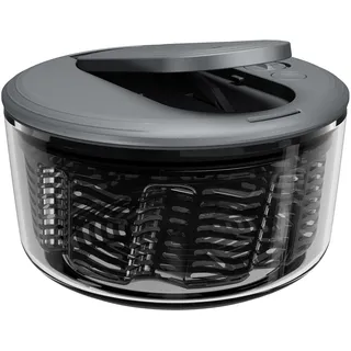 ZYLISS Salatschleuder SWIFT DRY S 23 cm mit Pumphebel-Mechanismus grau