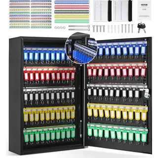 Vevor Schlüsselkasten 200 Schlüssel Schwarz
