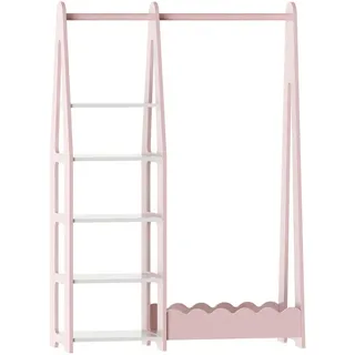 [en.casa] Kindergarderobe Vestnes 114 x 77 x 30 cm Cotton Candy