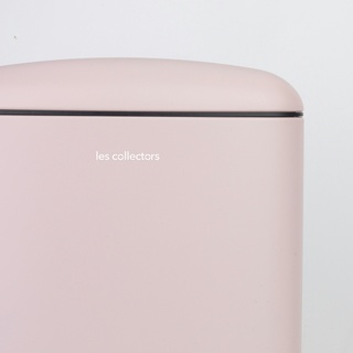 Les Collectors Tret-Mülleimer N°678 / Edelstahl/Mattes rosa, 6 L/rechteckig und praktisch, Metall
