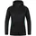 Kapuzenjacke Damen schwarz meliert/sportgrün 34