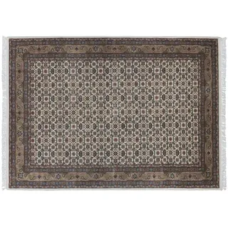 THEKO Benares Herati Orientteppich 90 x 160 cm Braun/Creme
