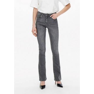 ONLY Bootcut-Jeans B800 Damen Bootcut Jeans Hose High Waist weite Jeanshose Flared Schlaghose grau