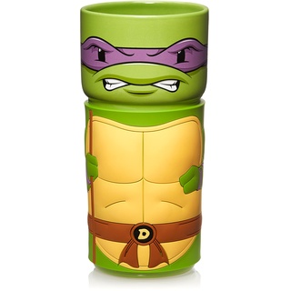 CosCups von Numskull TMNT Donatello Keramikbecher Geschenk mit Gummihülle 400 ml - Offizielles Teenage Mutant Ninja Turtles Merchandise