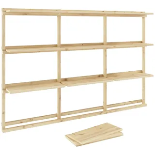 Karup Groove Wandregal 192 x 25,5 x 127 cm Beige