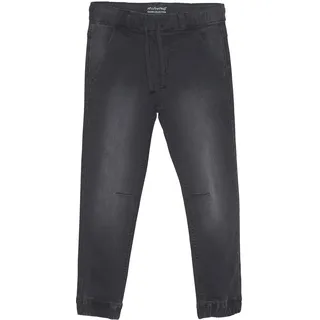 MINYMO Jeans Stretch Loose Fit Grau/Schwarz 92