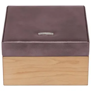 Windrose Wood Jewelry Box S Metallic Lilac