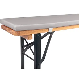 TexDeko Bankauflage 220 x 25 x 2 cm grau 1 St.