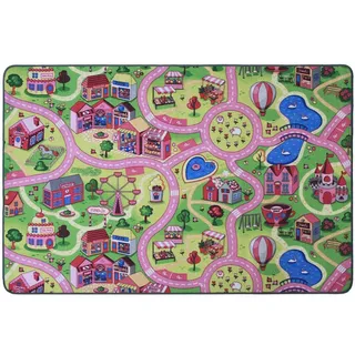 Primaflor Sweet City Kinderteppich 160 x 200 cm Rosa