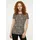 Kurzarmshirt ONLBERA BACK LACE UP S/S TOP JRS NOOS Damen Gr M schwarz aop eggnog leo Jersey Obermaterial 95 Viskose 5 Elasthan bedruckt regular fit normal Rundhals Shirts
