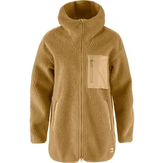 Fjällräven Vardag Pile Fleece Long Damen Fleecejacke braun Größe M Lifestyle Atmungsaktiv