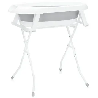 fillikid Faltbadewanne Stand Badewanne mit Gestell in Weiß/Grau | Gr.: onesize
