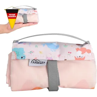 Kleine wasserdichte Picknickdecke für Kinder und Familien leicht & faltbar