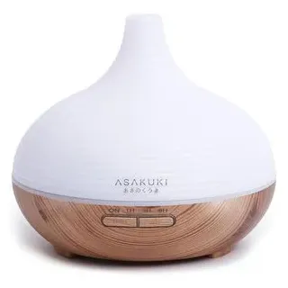 Asakuki Diffuser Spring, für ätherische Öle, Ultraschall, Farbwechsel