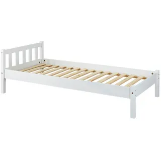 Interlink Jugendbett Vilmar 90 x 200 cm Kiefer massiv weiß