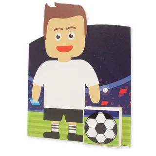 itenga Geschenkbox itenga Geldgeschenkverpackung Fußballer