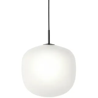 Muuto Rime 1-flg. Ø 37 cm opal / schwarz