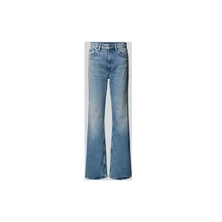 Bootcut Jeans im Used-Look, Jeansblau, 31