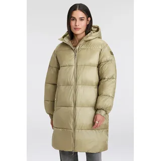 Outdoorjacke BOSS ORANGE "C_Padilo", Damen, Gr. 34, beige (beige, khaki 250), Web, Obermaterial: 100% Polyamid, unifarben, casual, regular fit, Langarm, Jacken, mit Kapuze