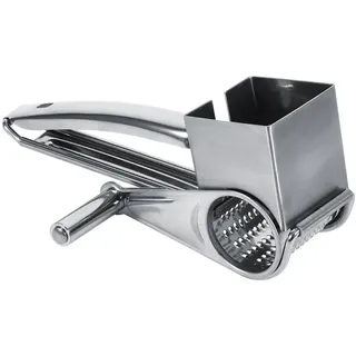 Käsereibe, Käsereibe Trommelreibe mit Kurbel, Multifunktionale Küchenmaschine Rotary Cheese Grater aus Edelstahl 1 Trommel Slice Shred Tool für Müheloses Reiben Käse Nüsse