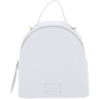COCCINELLE Voile Backpack Grained Leather Brillant White