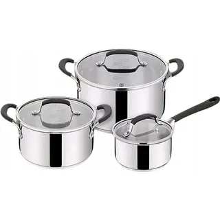 Tefal Jamie Oliver Topf-Set 6-tlg. 3 x Kochtopf + Schmortopf