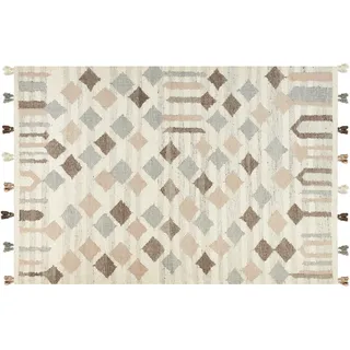 Beliani Kaghtsrashen Kelimteppich 200 x 300 cm Beige/Mehrfarbig