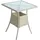 Polyrattan Balkontisch 60 x 60 x 73 beige