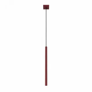 Sollux Pastelo 1-flg. 30 cm rund rot/Stahl