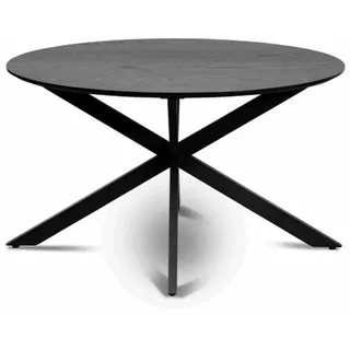 Die Möbelfundgrube Couchtisch rund Schwarz Esche 80 x 80 cm