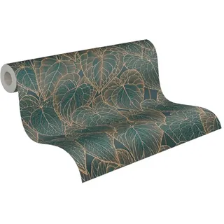 A.S. Création Design-Tapete 10 m x 0,53 m 781281 Braun/Grün/Gold/Metallic