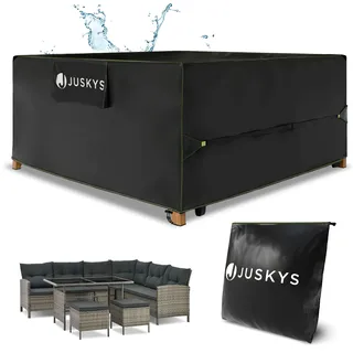 Juskys CoverSafe Pro 250 x 250 x 90 cm Schwarz