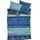 Satin waterblue 155 x 220 cm + 80 x 80 cm