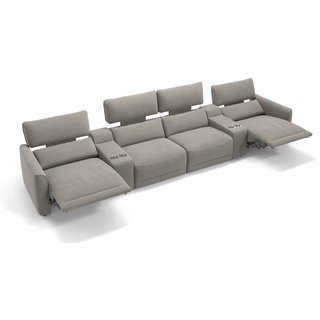 Stoff 4-Sitzer GALA Sofa Heimkino Couch