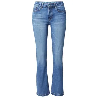 Mos Mosh Schlagjeans (1-tlg) Plain/ohne Details blau 31