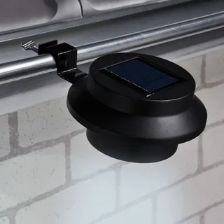 Hi Solarleuchte Kunststoff 1510,0 cm 2 Stk. Schwarz/Weiß