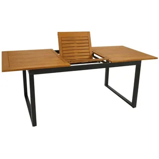 DEGAMO RIVELLO Ausziehtisch 150/200 x 90 x 75 cm anthrazit/grau