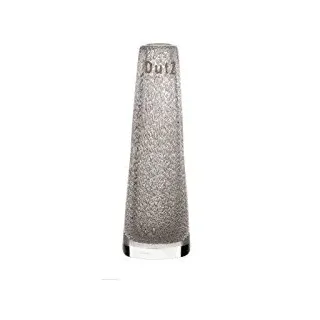 schmale/schlanke Glasvase Dutz SOLIFLEUR D5,5 H15 transparent/Bubbles Gla...