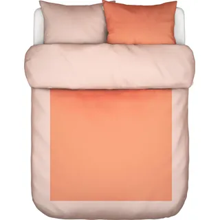 Keersten Bettwäsche 240 x 220 cm orangefarben mit 2 Kissenbezügen 60 x 70 cm Klappenende