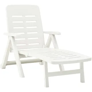 vidaXL Klappliege 189 x 72 x 96 cm weiß klappbar
