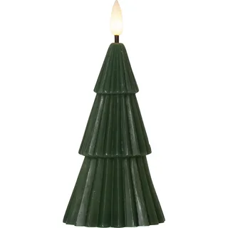 Star Trading Flamme Grany LED-Kerze 15 cm grün