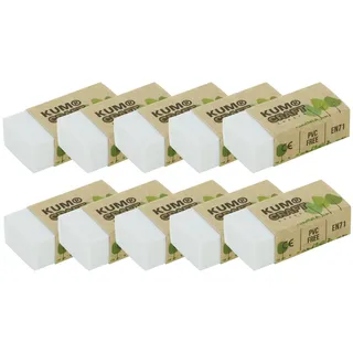 KUM Radiergummi Craft 10 St. Weiß