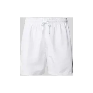 Badehose mit elastischem Bund, Weiss, M