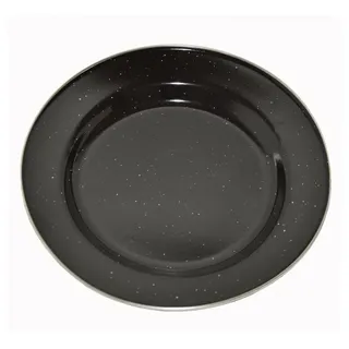 A. Blöchl Teller Teller emaillierter Stahl schwarz neu, (1 St) schwarz