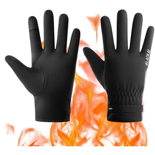 Zhihui wasserdichte Handschuhe für Touchscreens, Thermo-Winterhandschuhe für Herren, Touchscreens Laufen Thermisch Fahren Warme Outdoor-Sport-Kopfhandschuhe zum Fahren, Laufen, Radfahren
