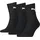 Short Crew 3er black 39-42