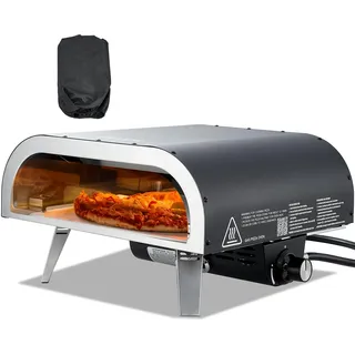 Vevor Pizzaofen 12 Zoll schwarz